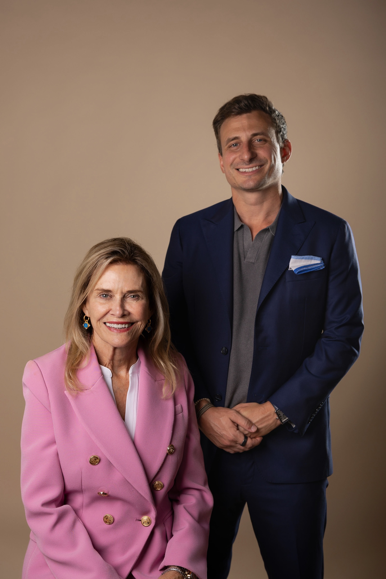 Chocky Burks, Florida broker and cofounder of Corcoran Premier Realty, with Matthew Burks